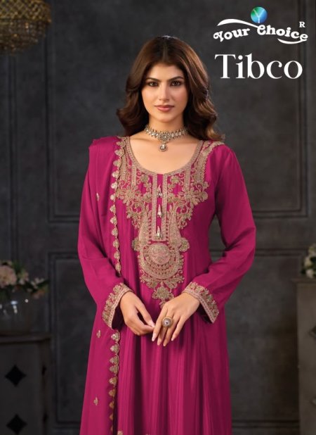 Tibco By Your Choice Designer Chinon Readymade Suits 
